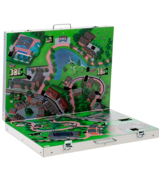 Trainingskoffer van Faes voor Enexis met interactieve maquette
