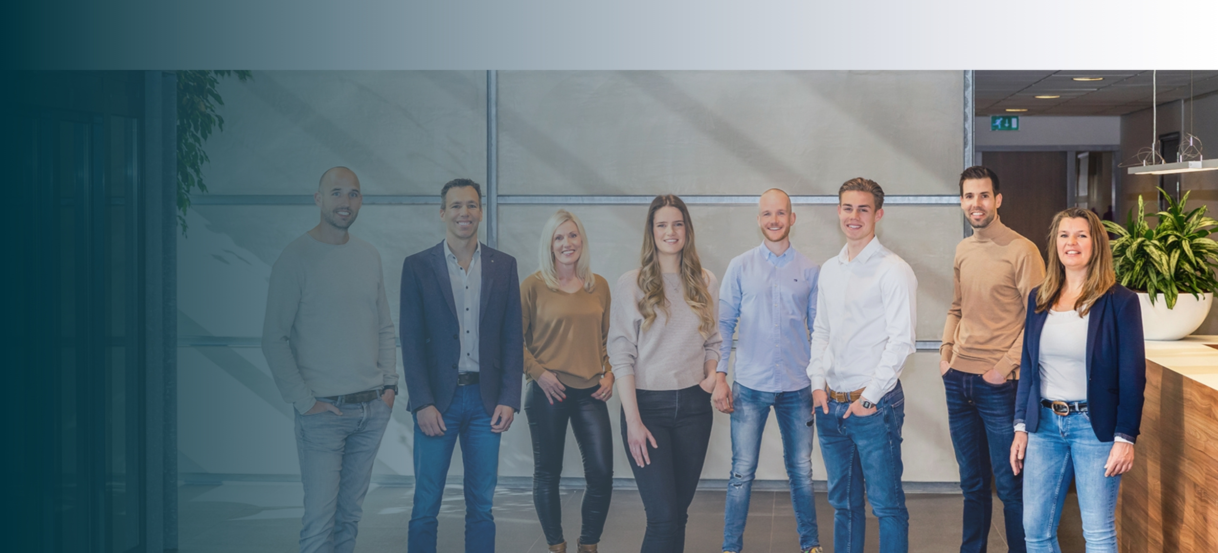 Faes teamfoto voor Over ons pagina