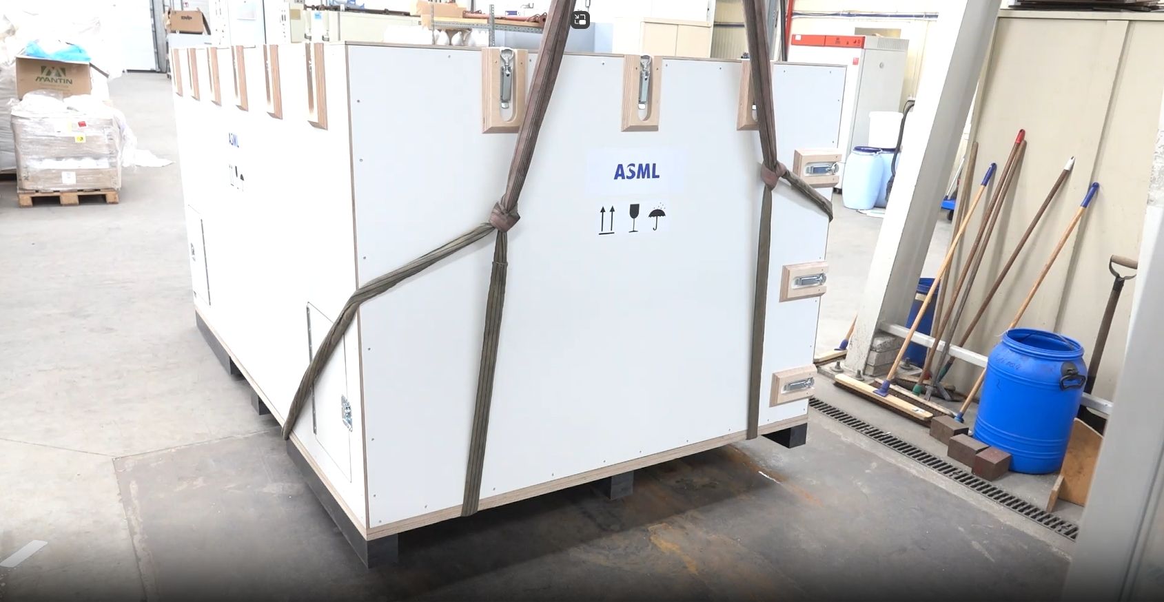 Drop test ASML Flightcase