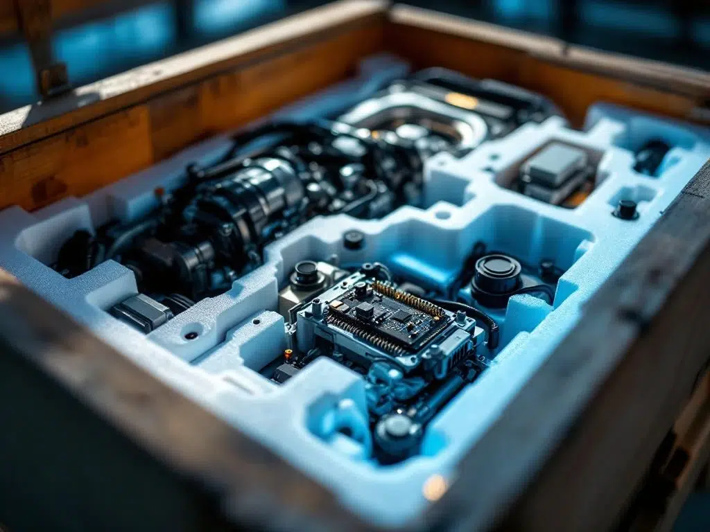 How does custom packaging reduce DOA for automotive components?