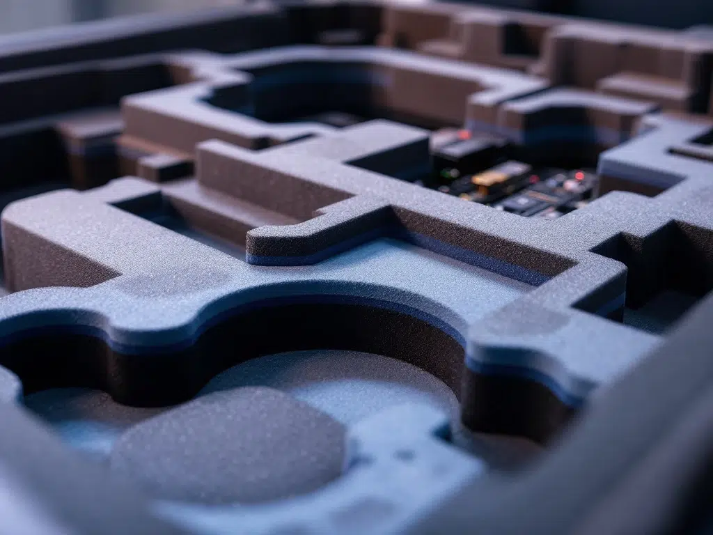 How are foam interiors designed for optimal protection?