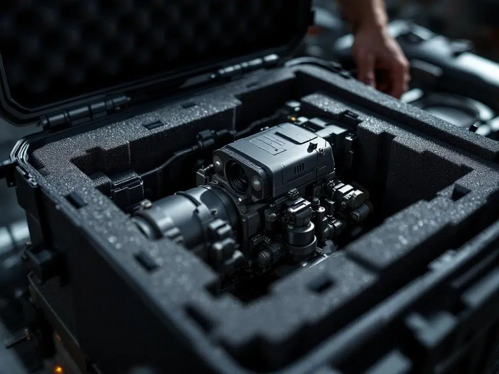 What are the packaging requirements for surveillance drone payloads?