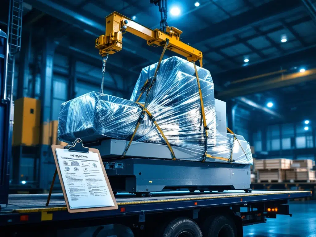 What insurance requirements apply for high-value equipment transport?