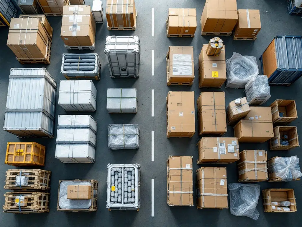 How do you make packaging suitable for air or sea freight?