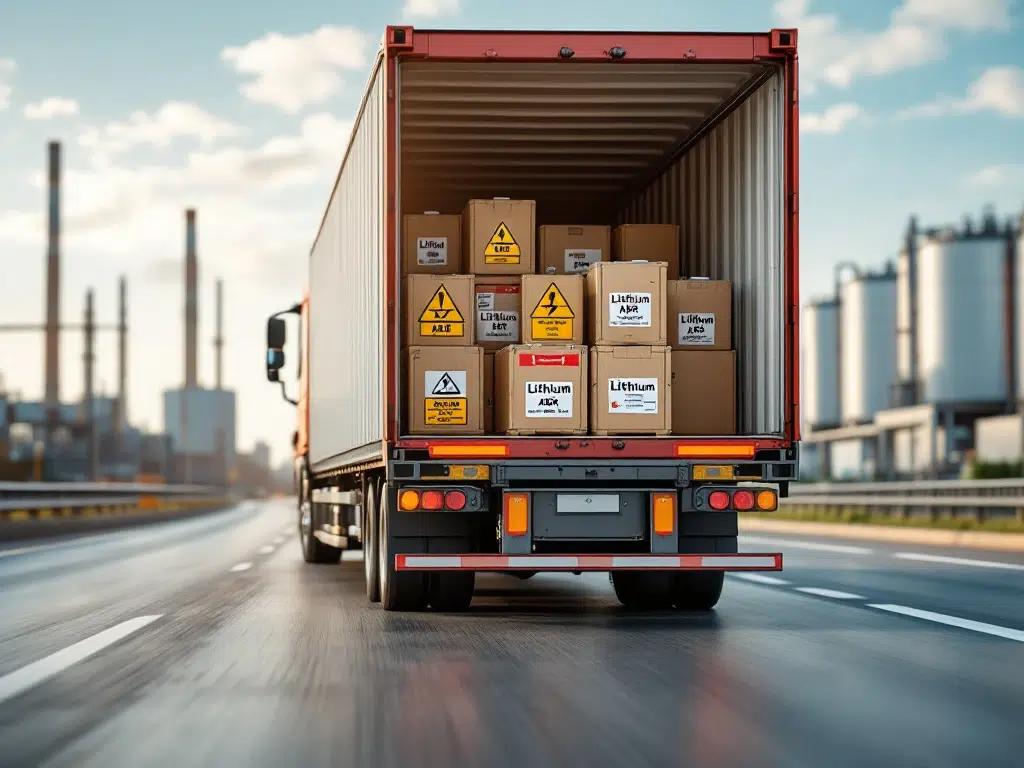 What are the ADR regulations for lithium battery road transport 2025?