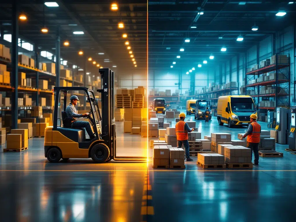 What is the difference between acquisition costs and total cost of ownership in logistics investments?