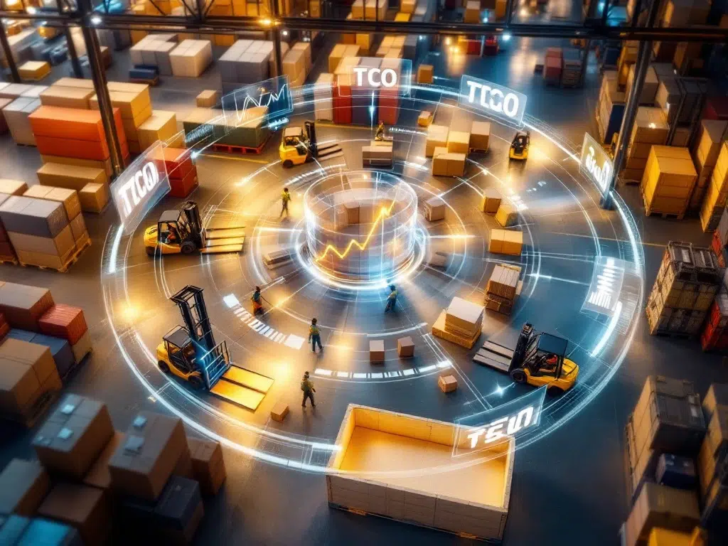 What is total cost of ownership (TCO) in logistics?