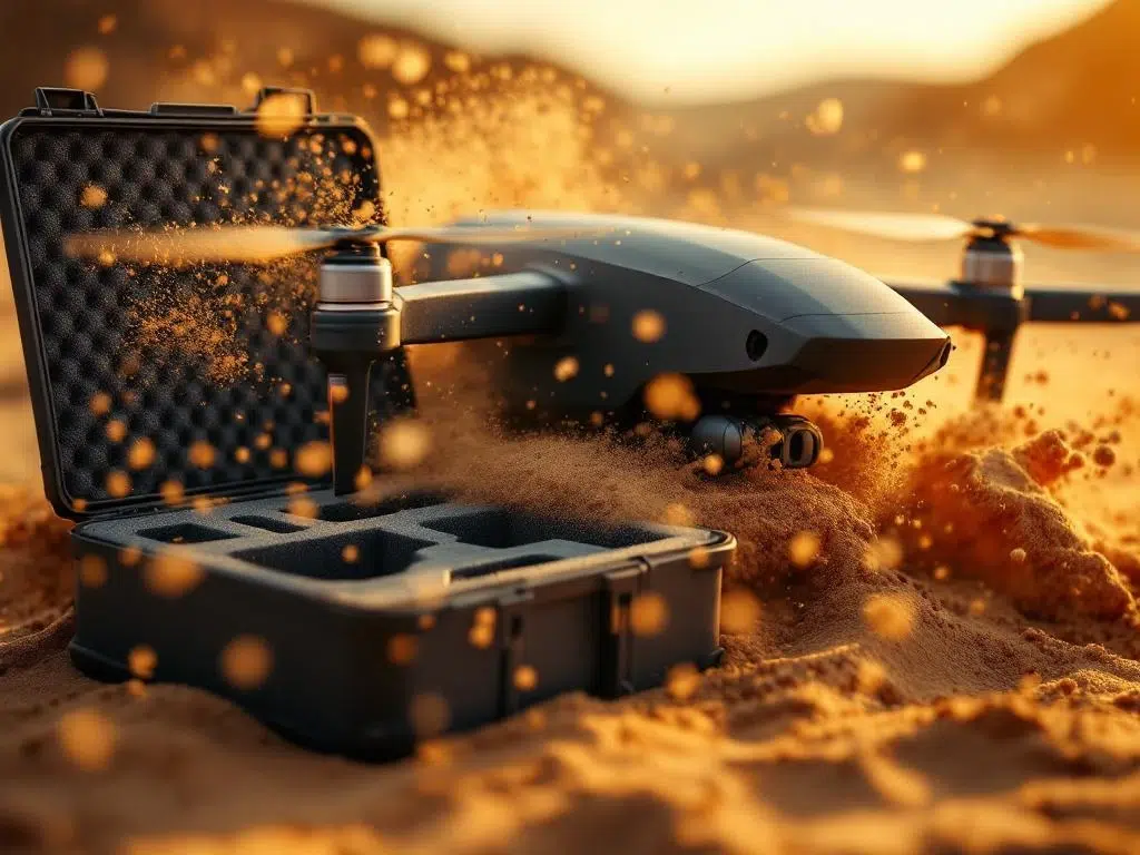 Hoe gaan militaire drone verpakkingen om met zandstormen?