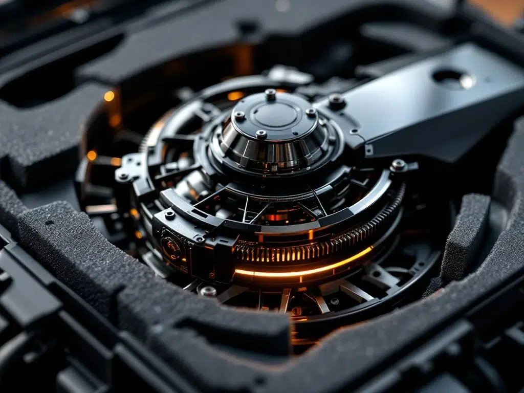 How do you prevent vibration damage to drone gyroscopes during convoy transport?