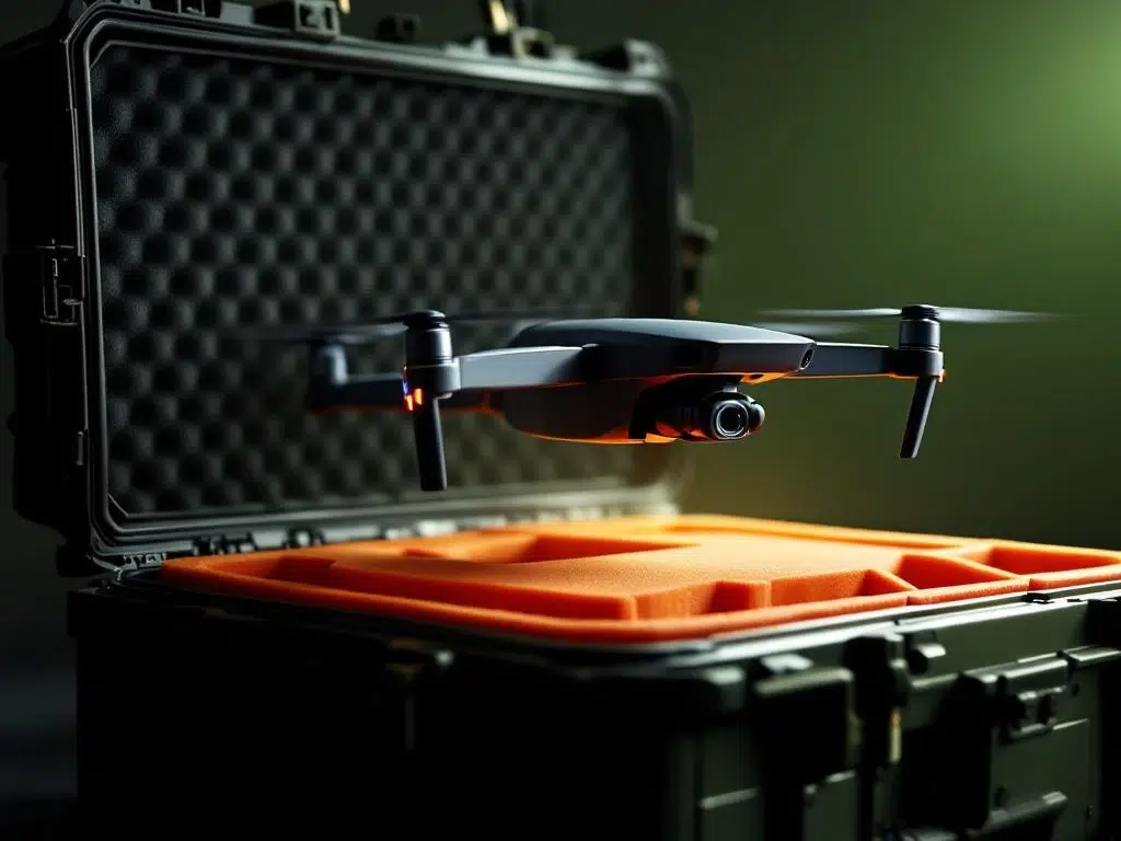 How does quick-access packaging work for tactical drone deployment?