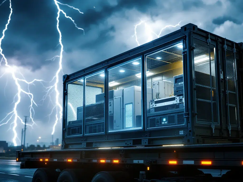 How do you prevent EMP damage to military equipment during transport?