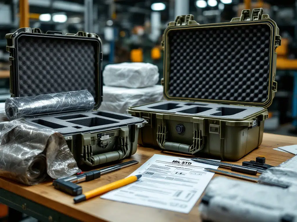 What quality standards apply to defense packaging?