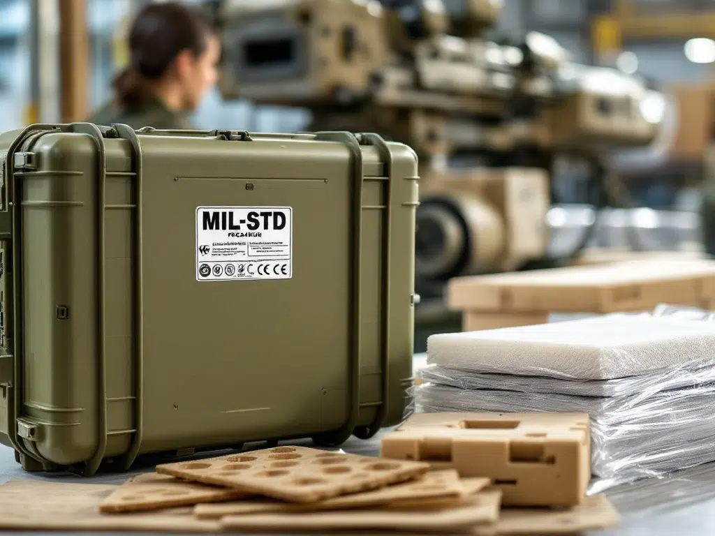 Which MIL-STD certifications are required for defense packaging?