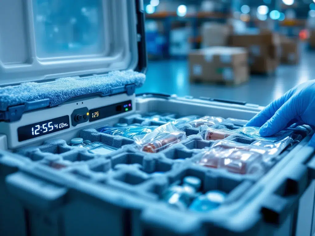 What validation is needed for pharmaceutical cold chain transport?