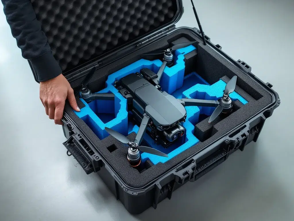How to protect drone gimbal systems during transport?