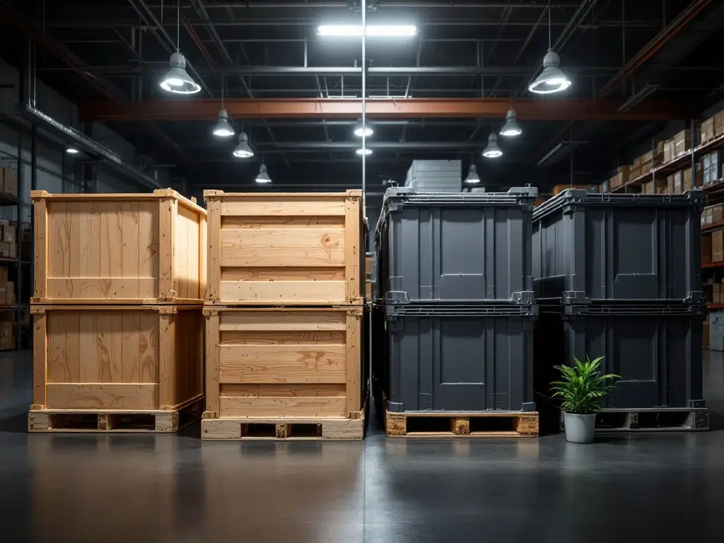 When is wooden packaging better than plastic?