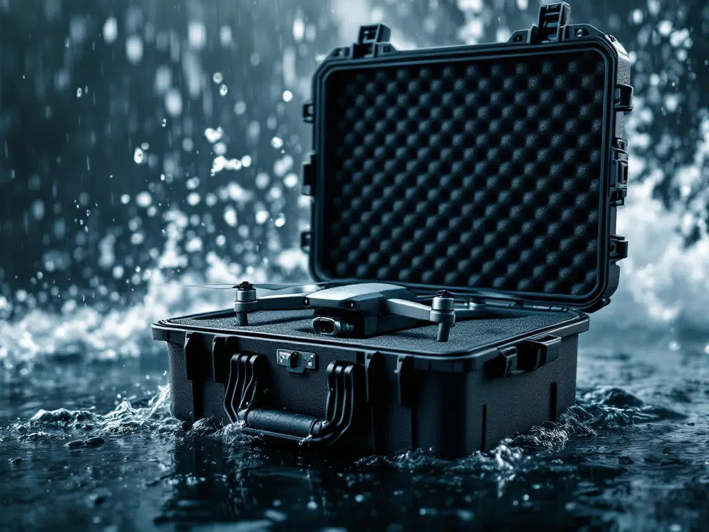 What minimum IP rating should a drone flight case have?